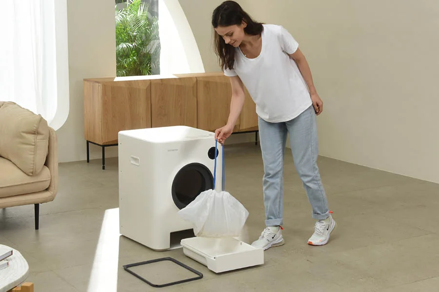 automatic kitty litter cleaner
